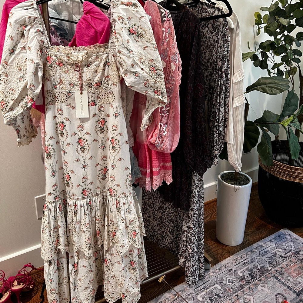 NWT Loveshackfancy Toulon dress 00